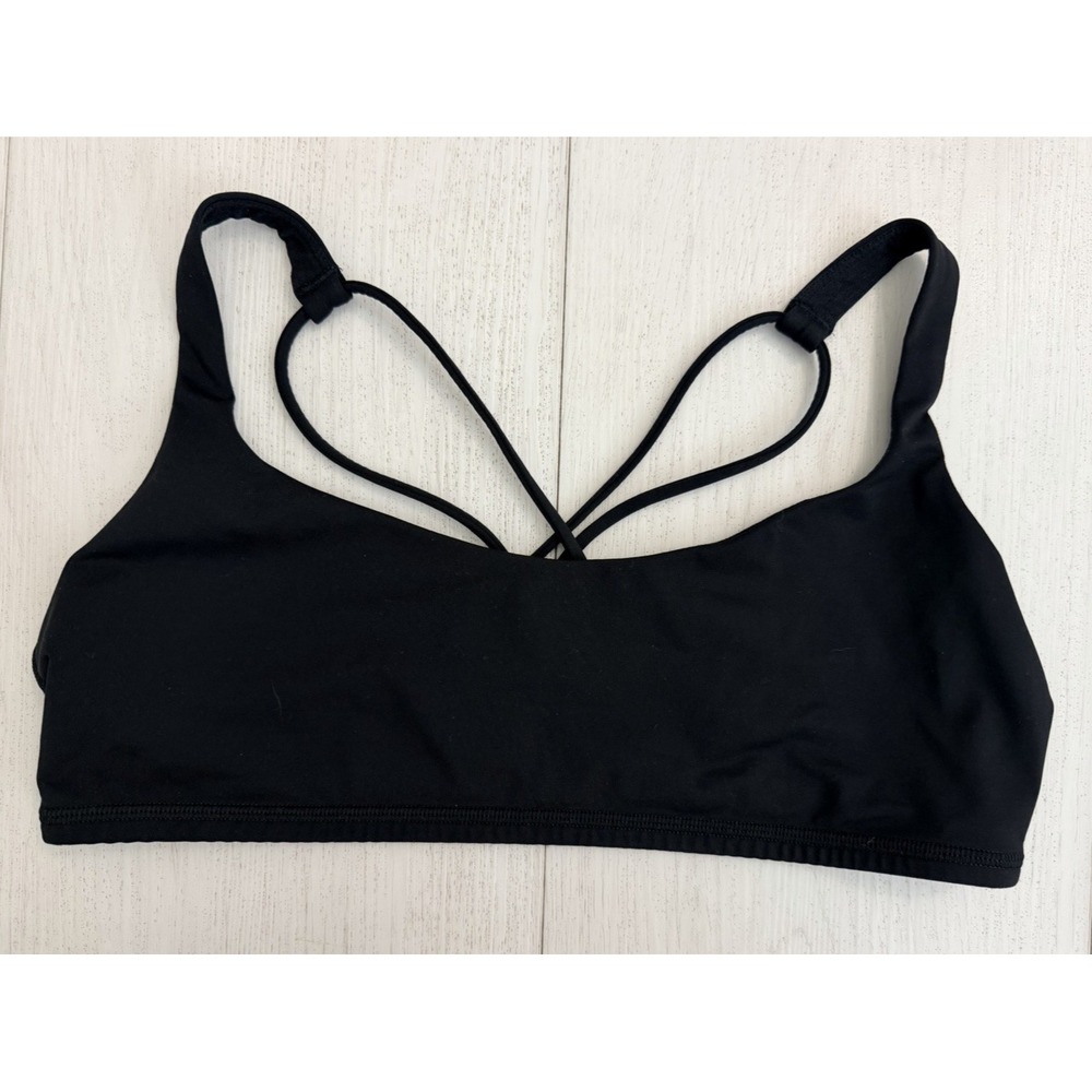 Lululemon Free To Be Sports Bra Sz 12 Black